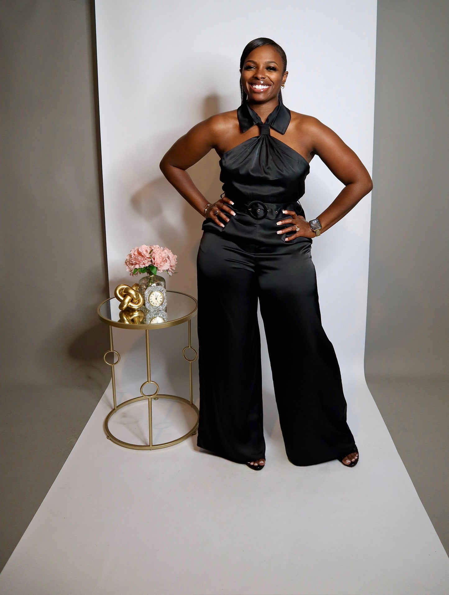 Mrs. Smith Silk Jumpsuit