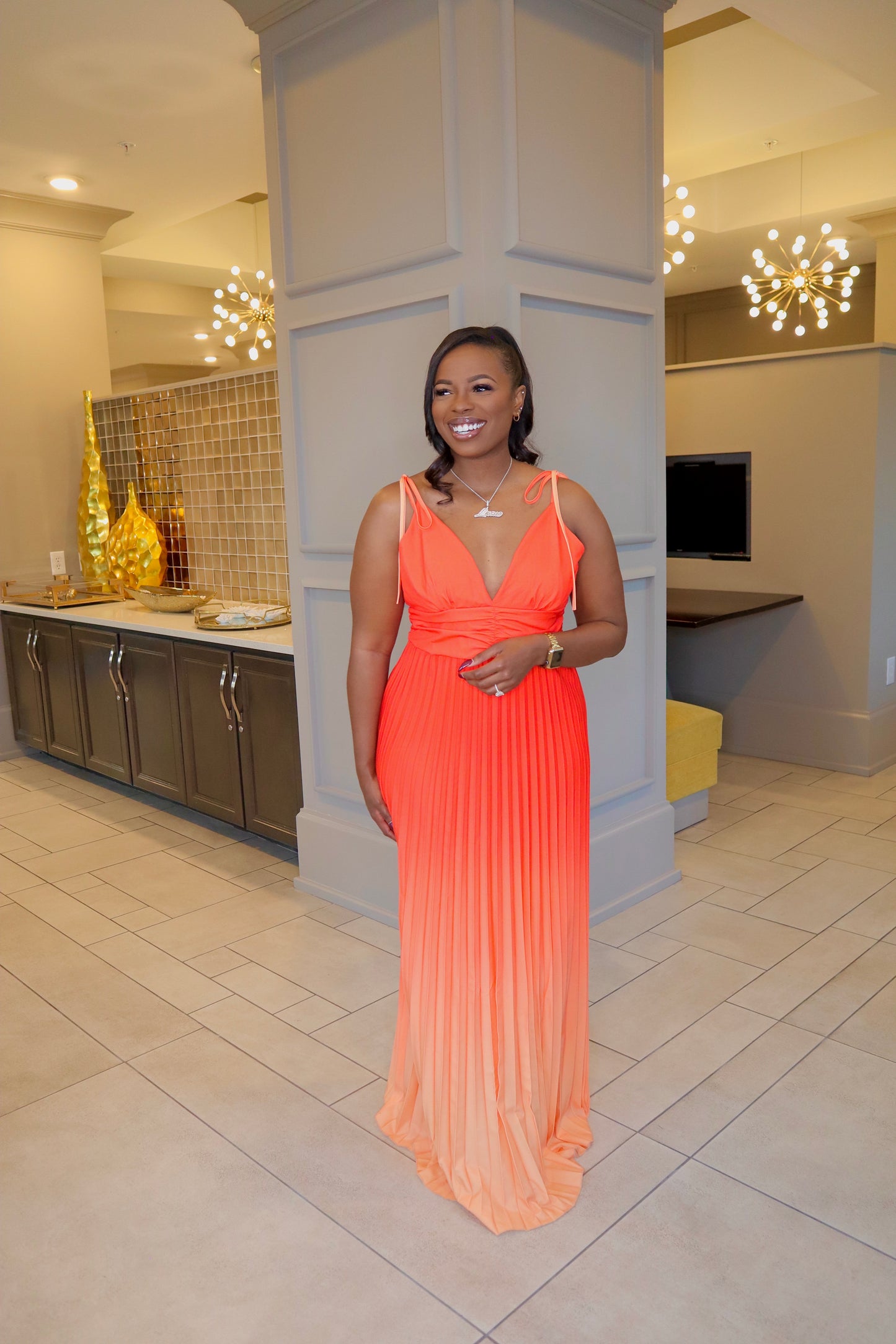 Peach Bellini Sundress