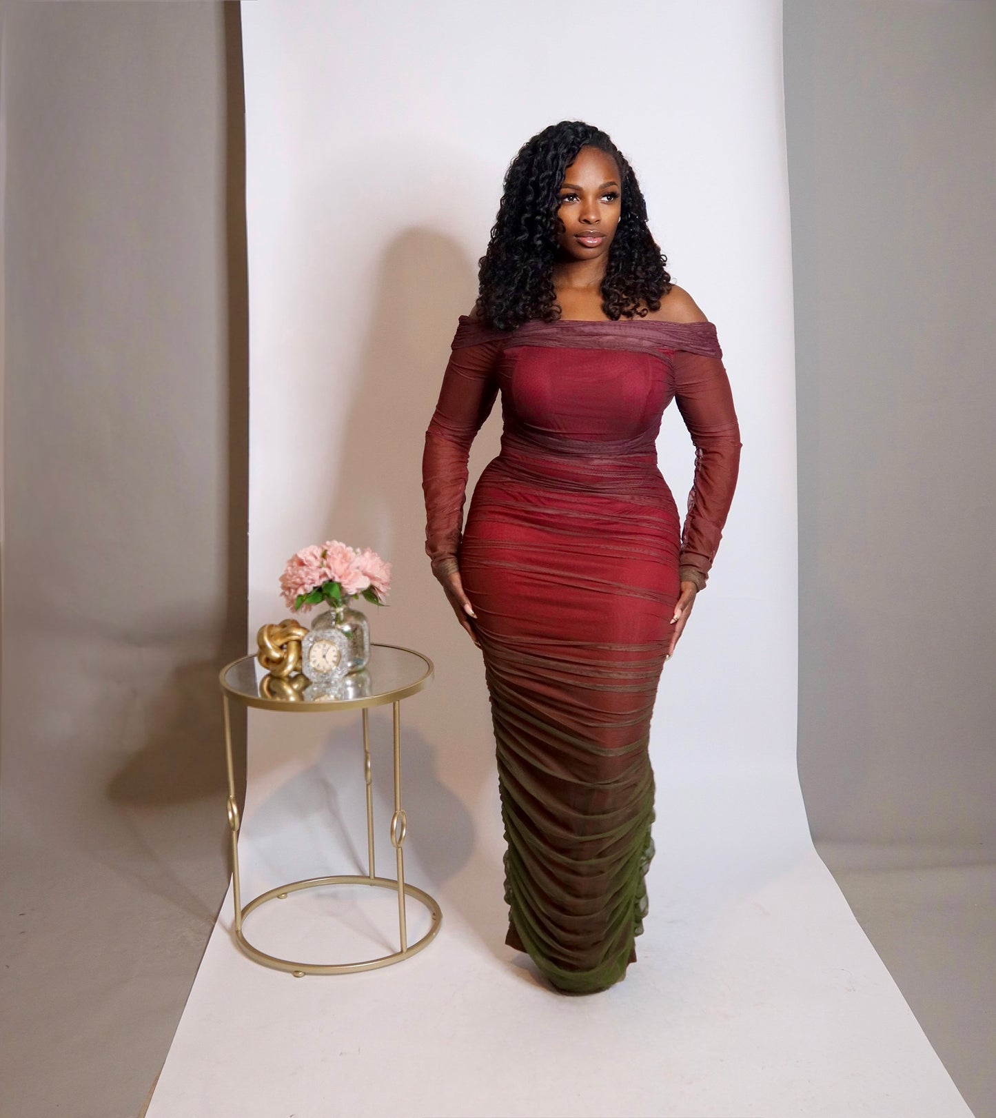 Fall Fantasy Ombre Dress