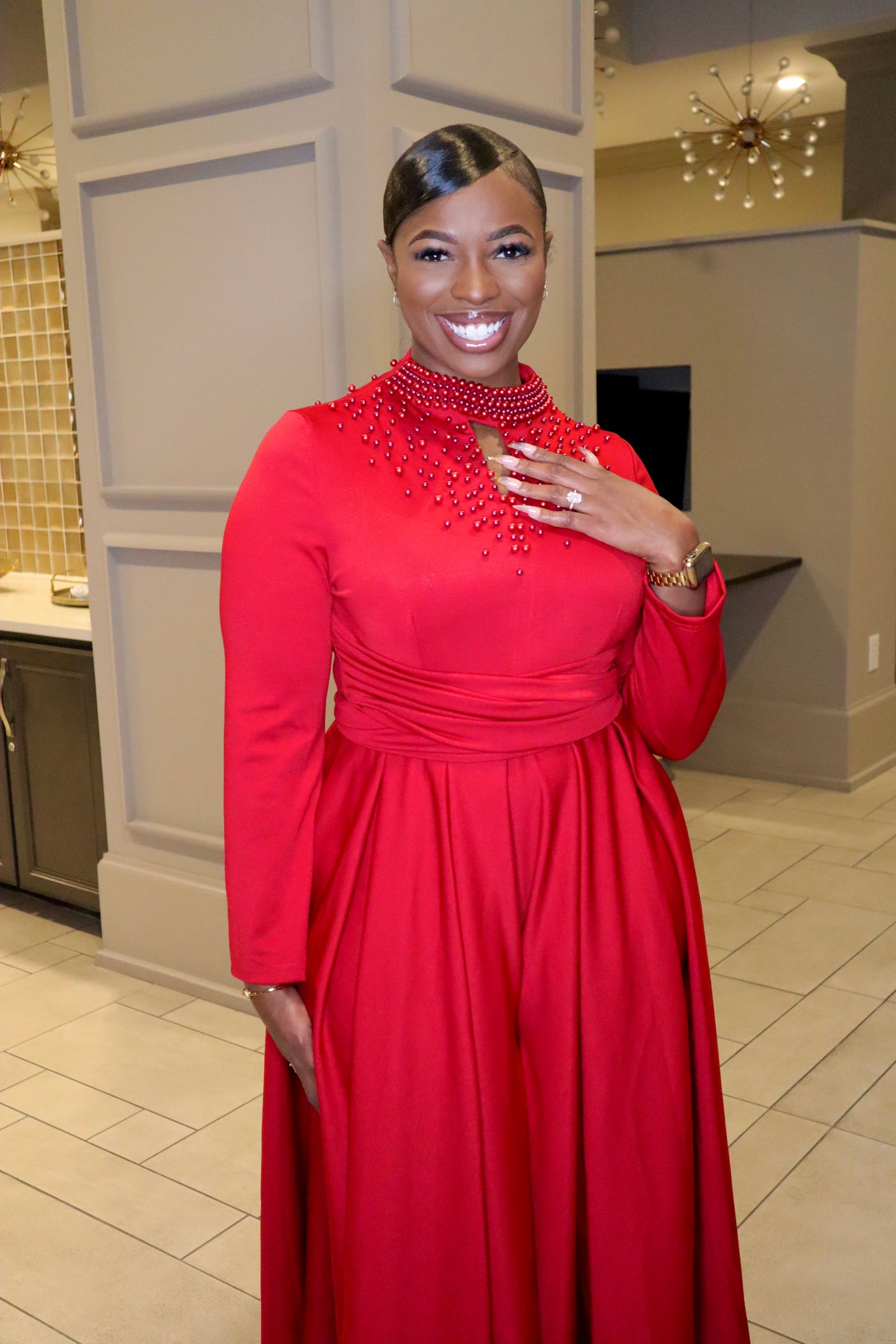 Christmas Carol Pearls Dress