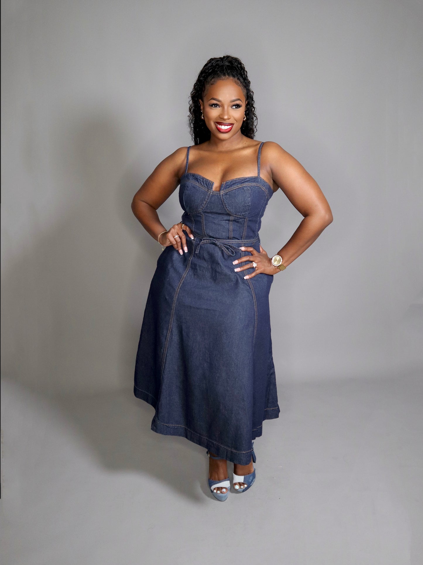 Girl Next Door Denim Dress