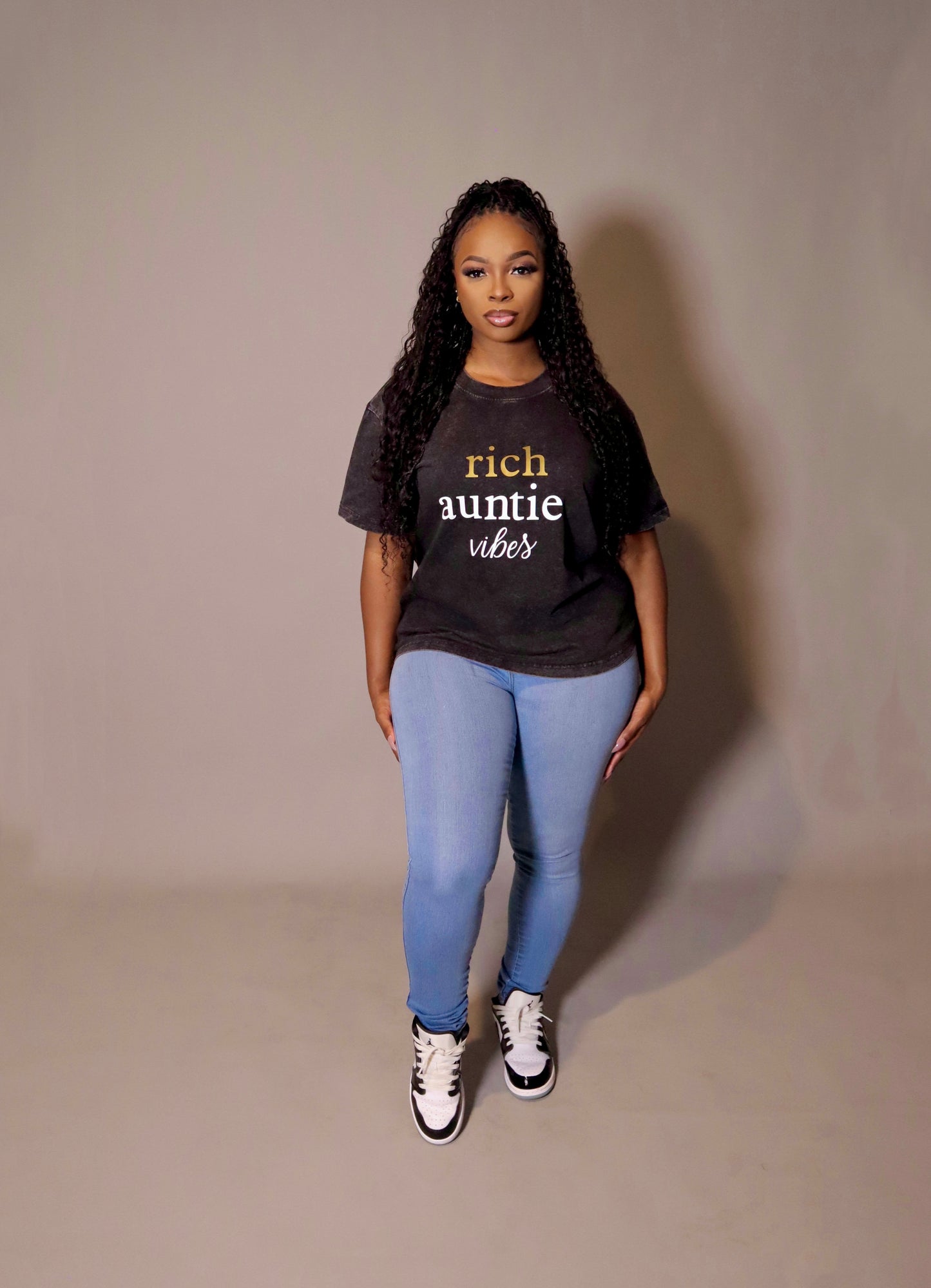 Rich Auntie Acid Wash Shirt