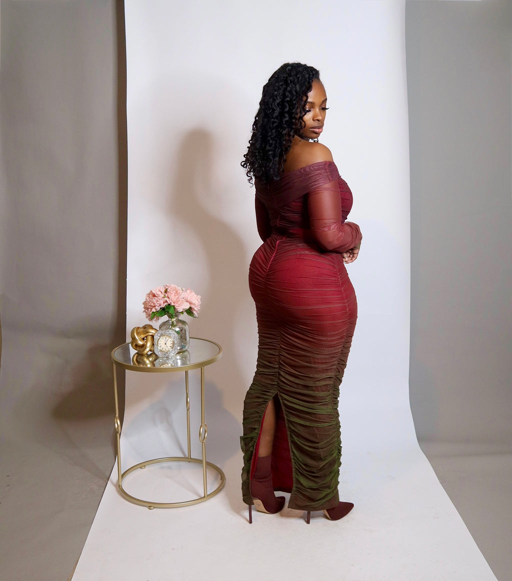 Fall Fantasy Ombre Dress