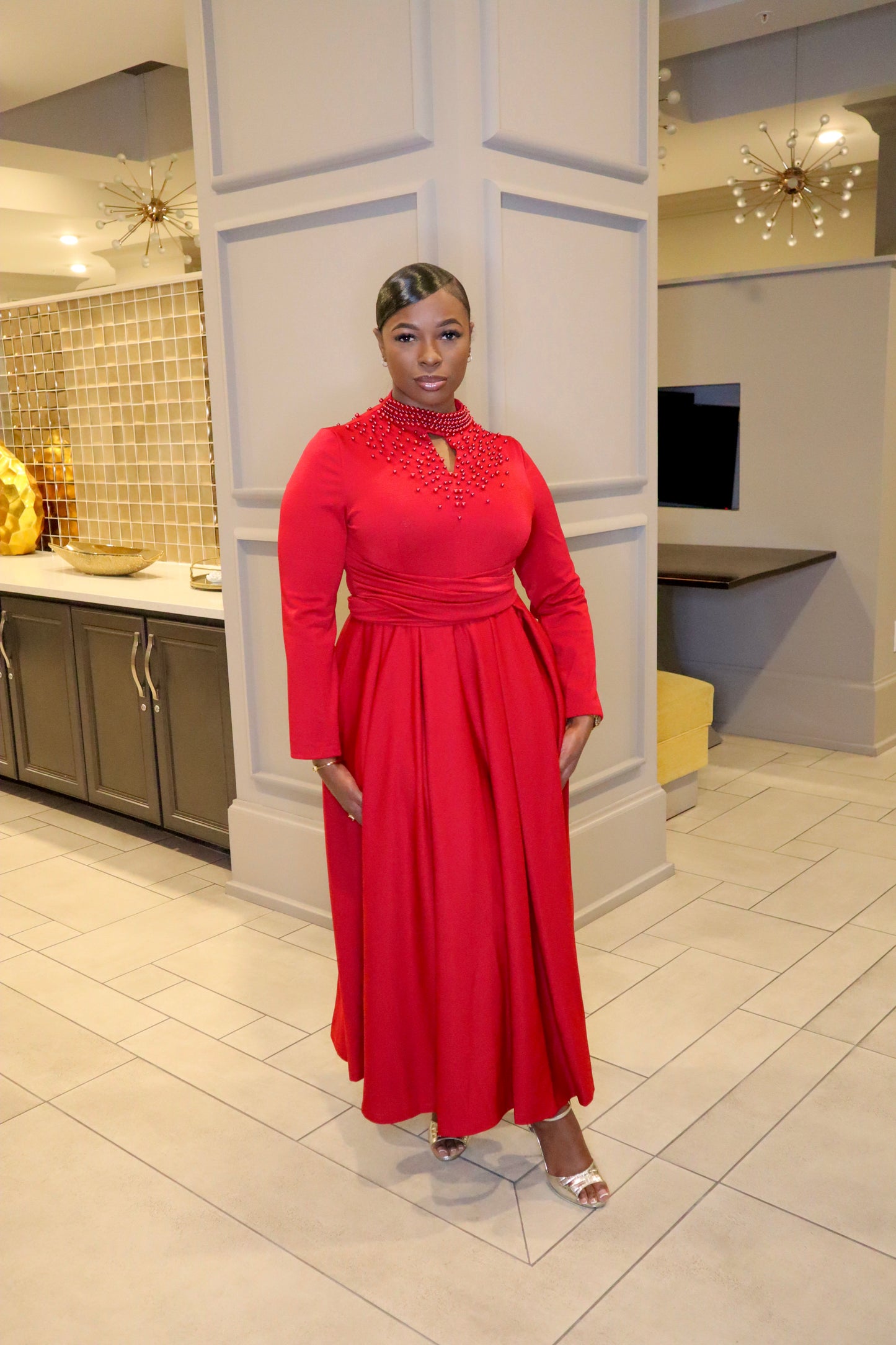 Christmas Carol Pearls Dress