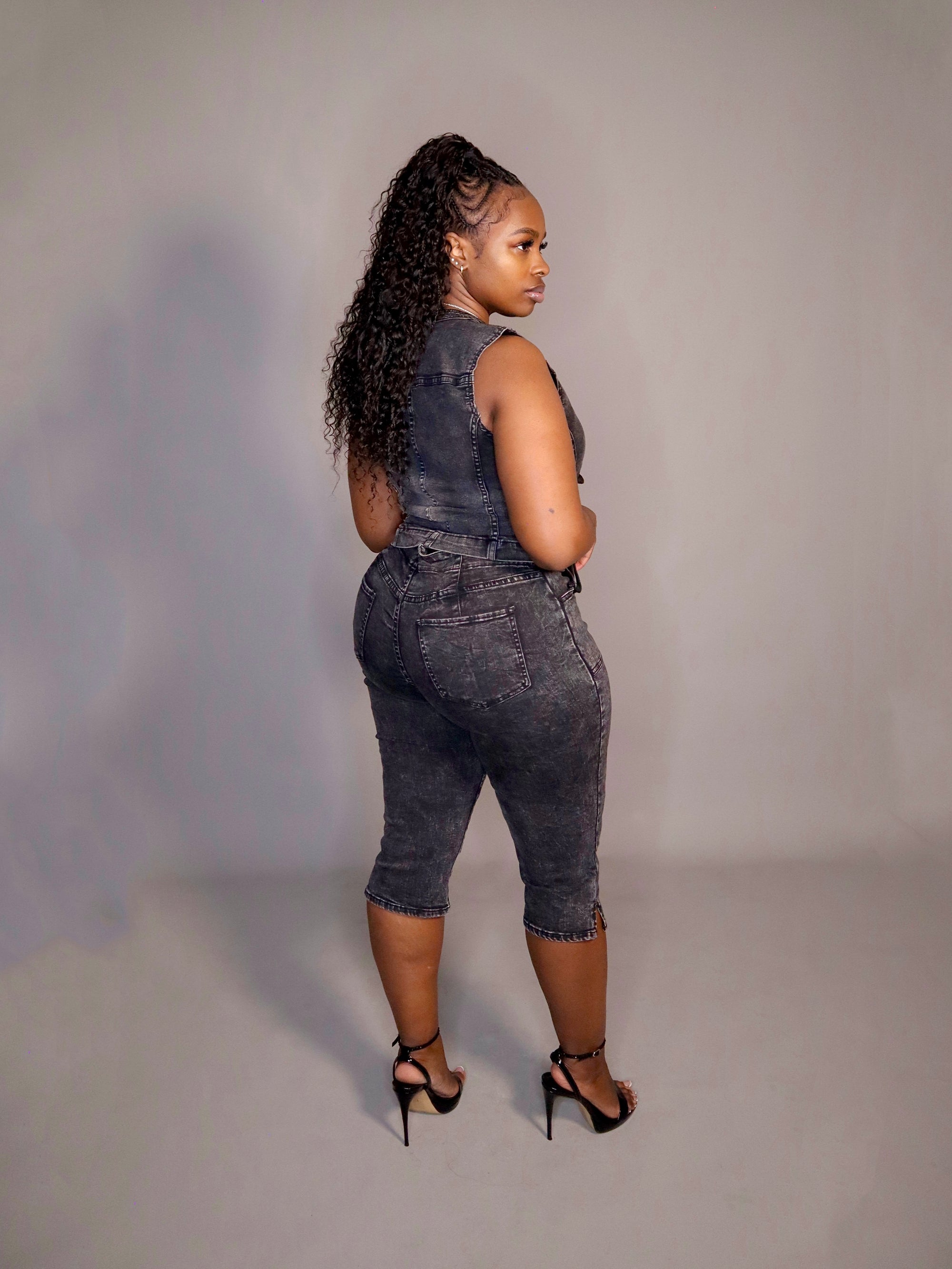 Biker Babe Denim Set