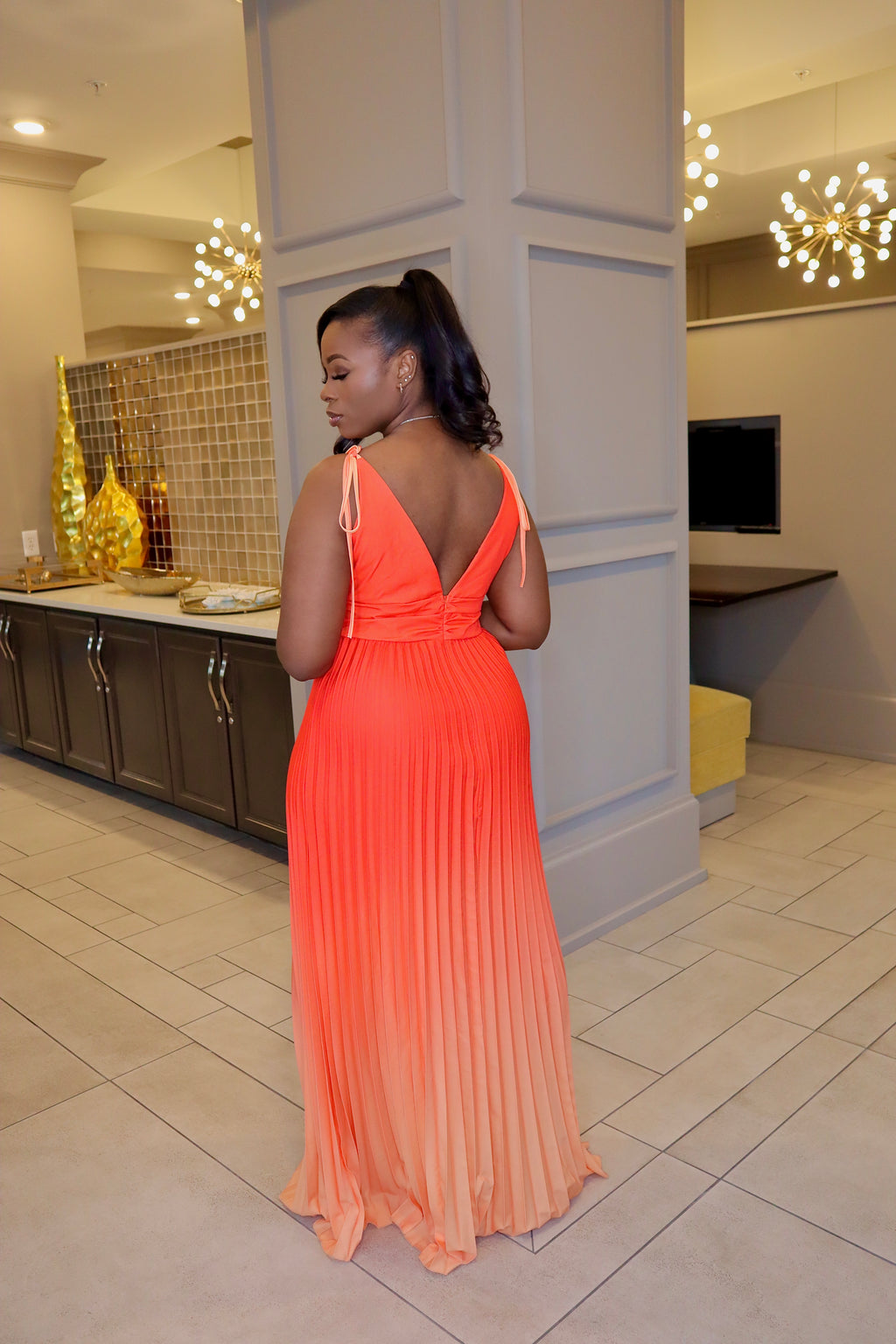 Peach Bellini Sundress