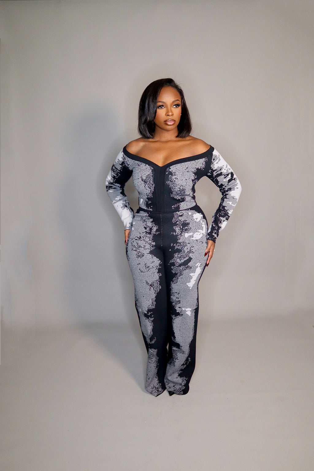 Abstract Knit Set