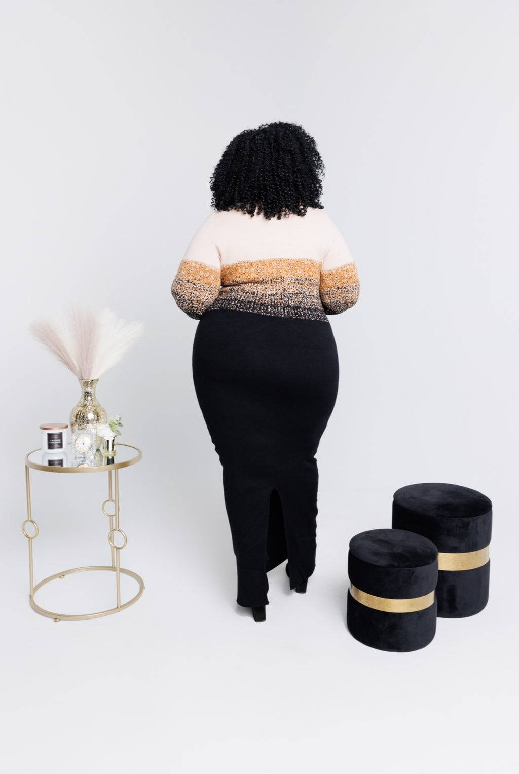 Living Golden Sweater Dress
