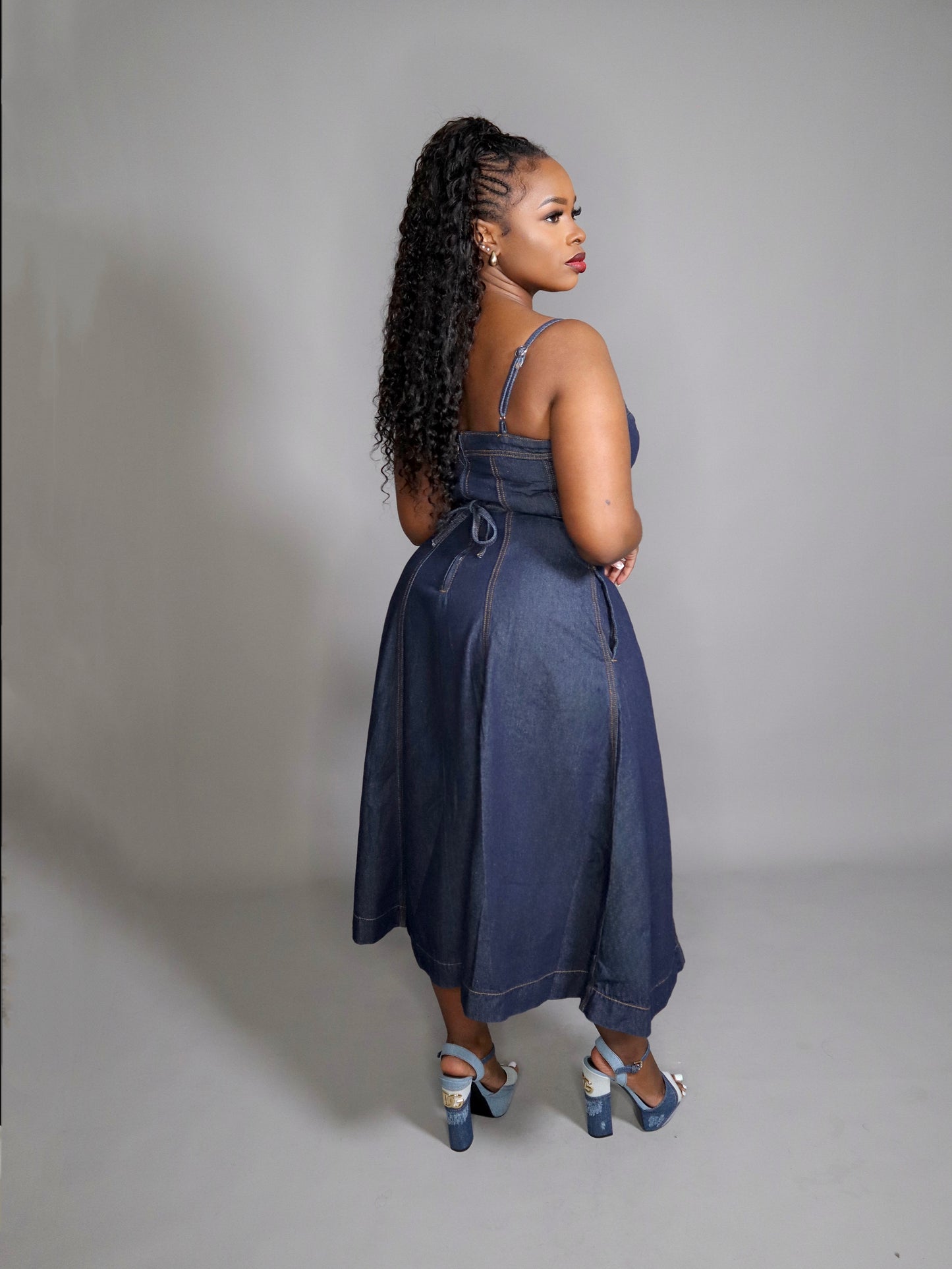 Girl Next Door Denim Dress