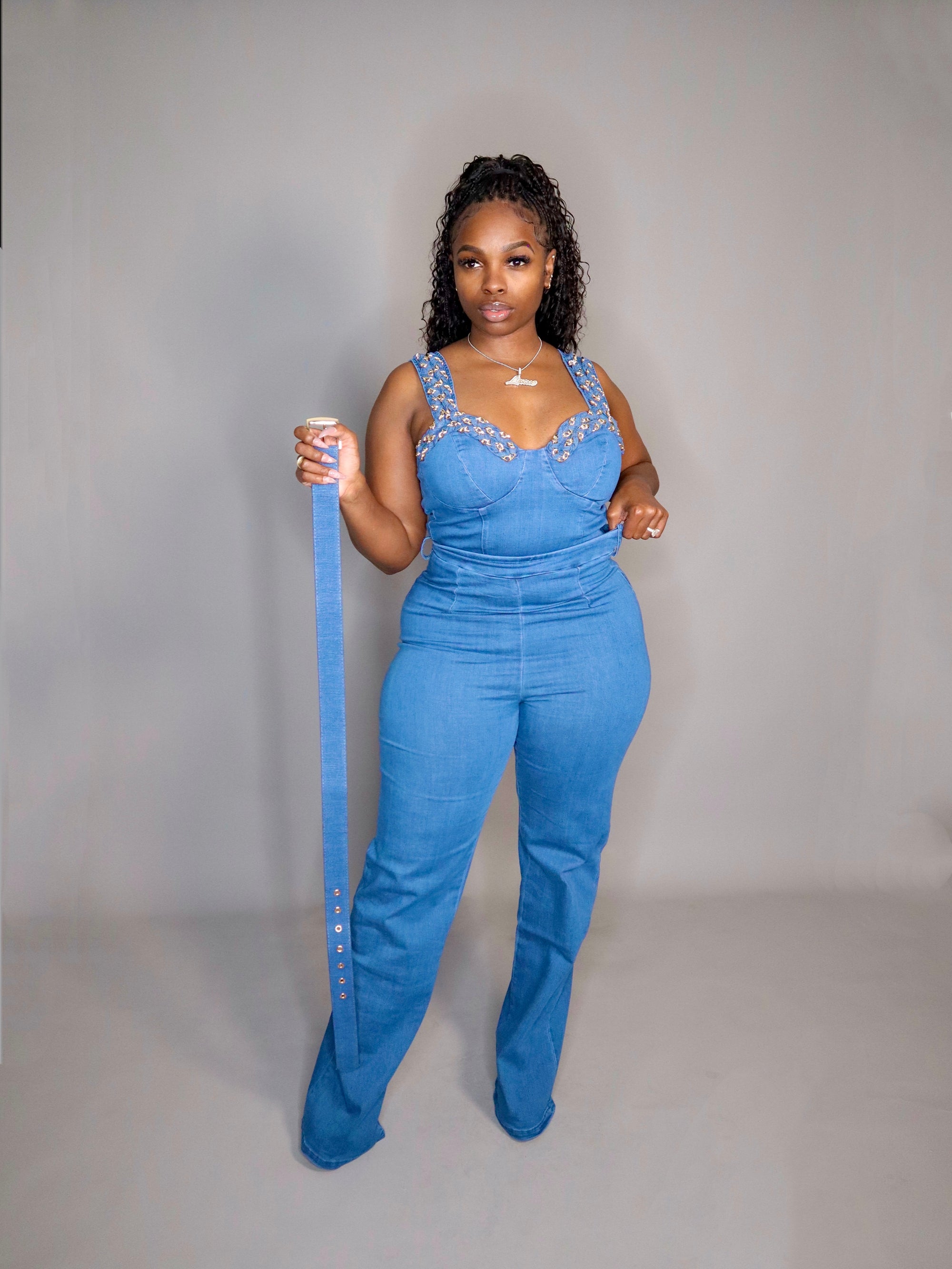 Diva Denim Chain Set