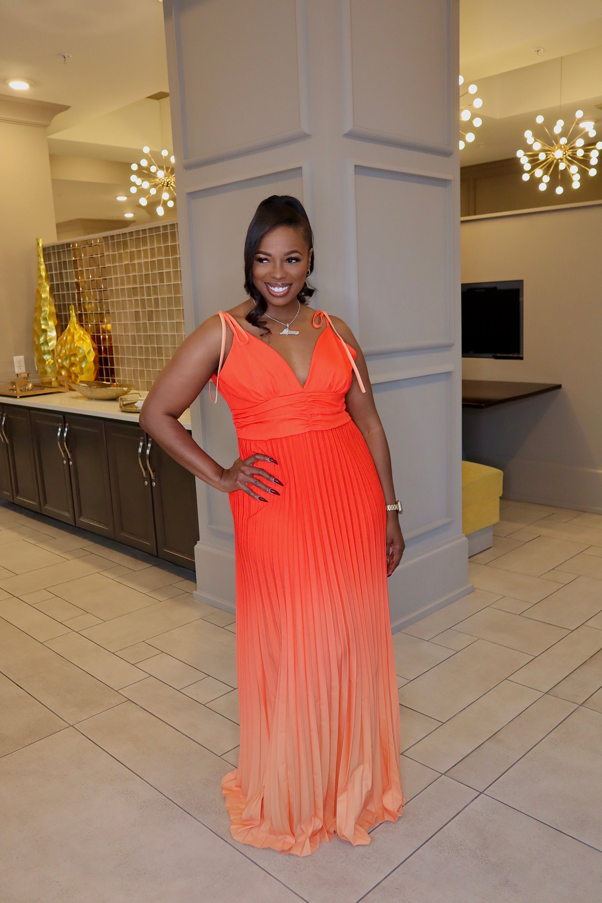 Peach Bellini Sundress