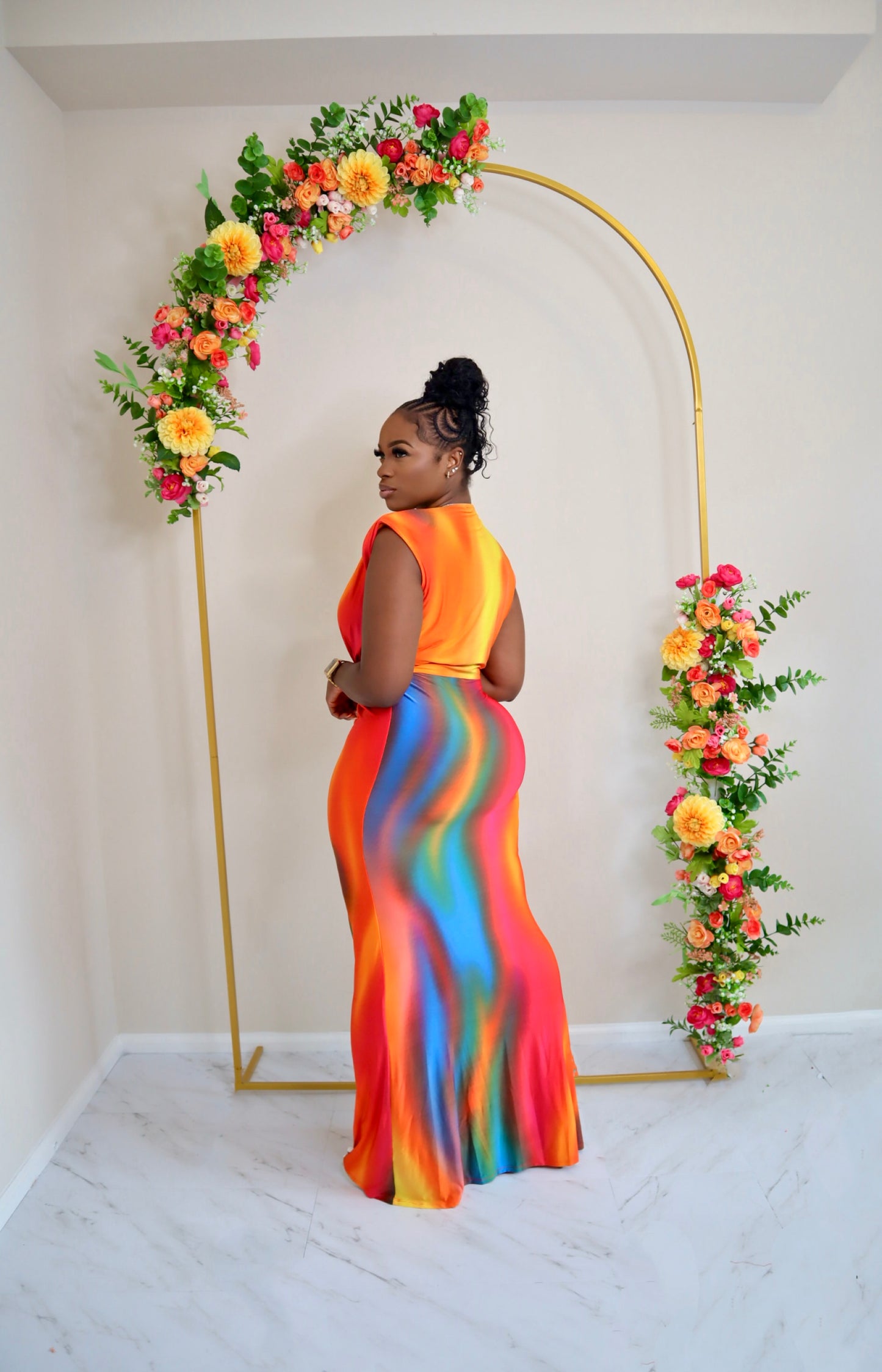 Regal Watercolor Maxi - Orange