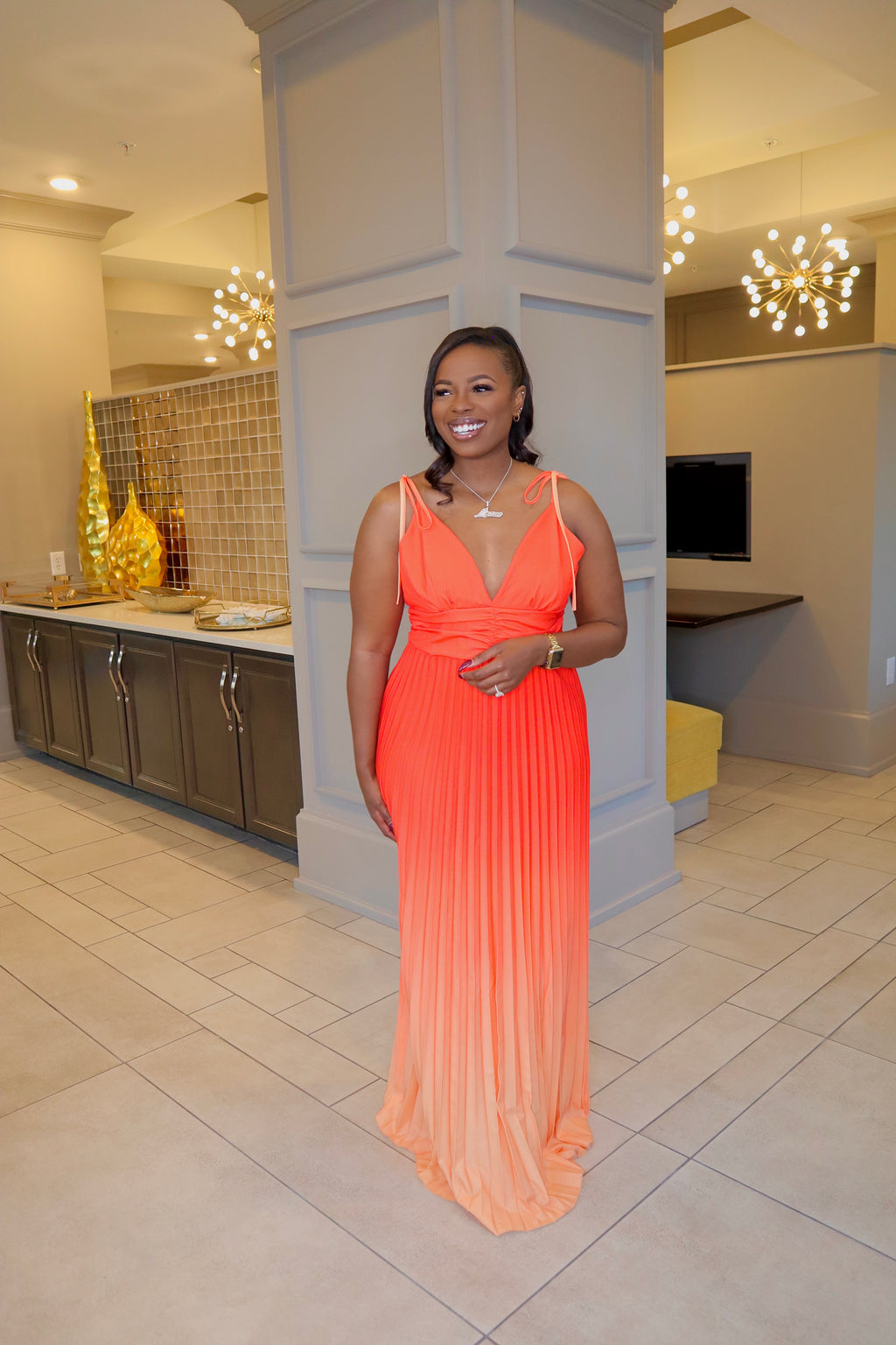 Peach Bellini Sundress
