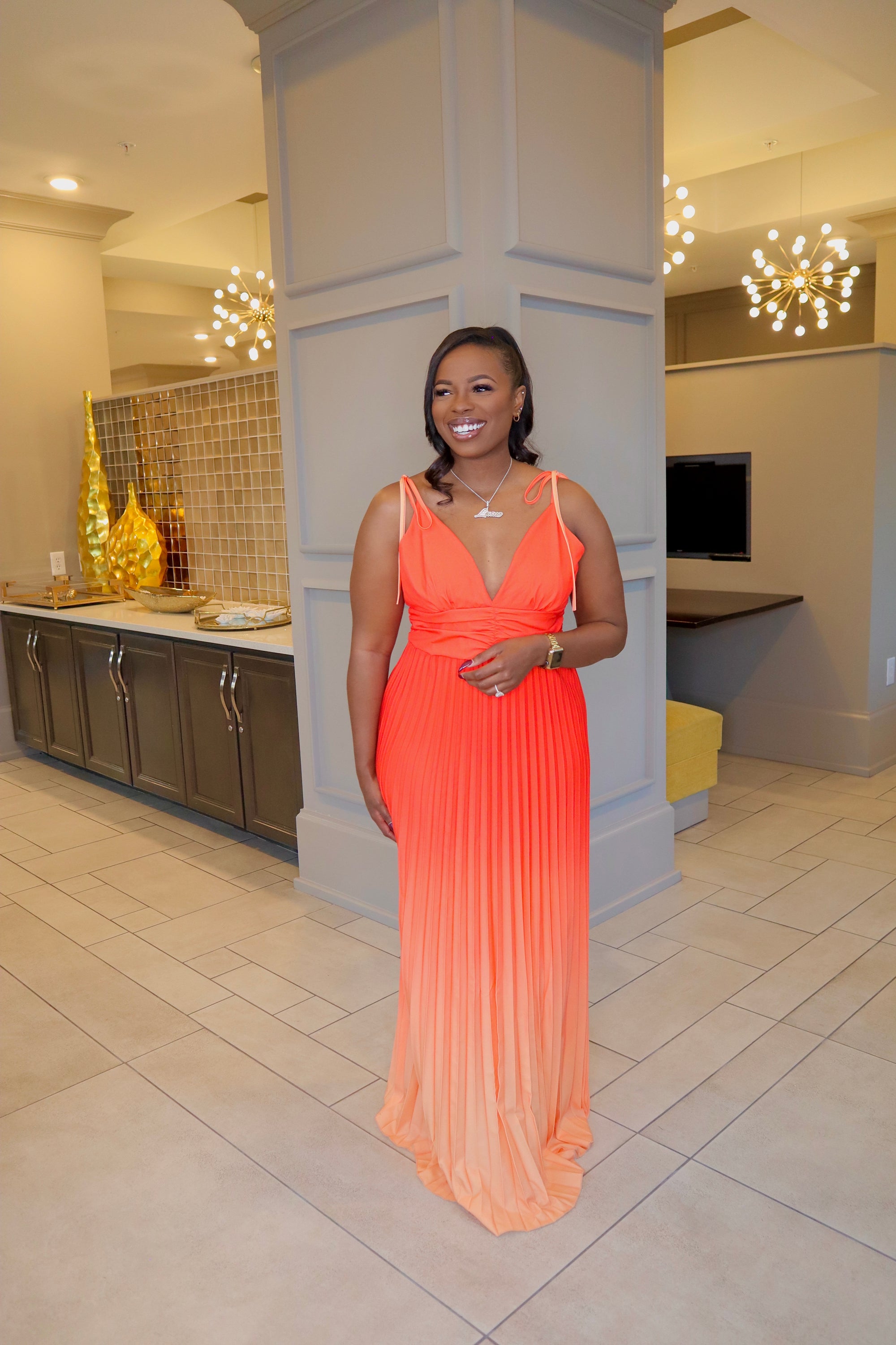 Peach Bellini Sundress