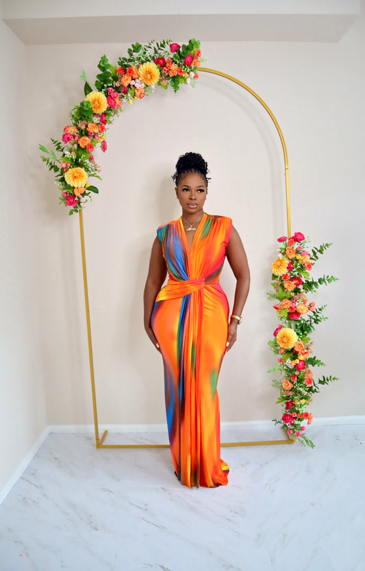 Regal Watercolor Maxi - Orange