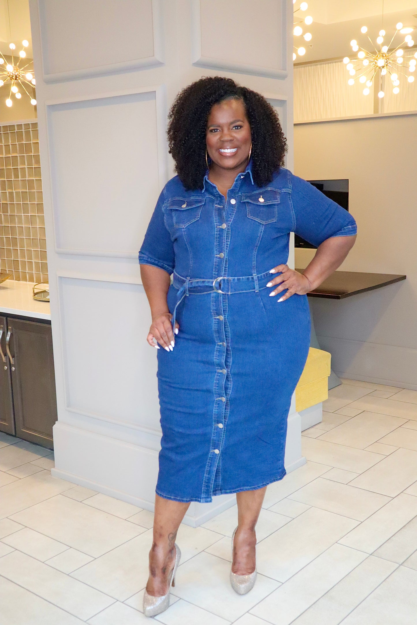 Blue Belle Denim Dress