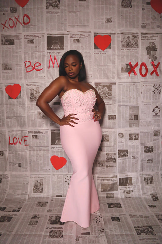 Princess Pink Pearl Dress