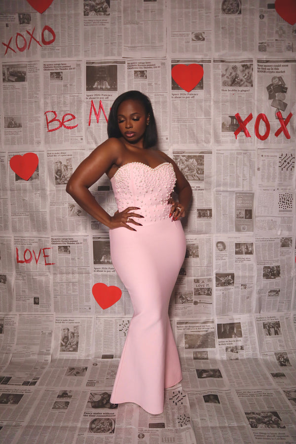 Princess Pink Pearl Dress