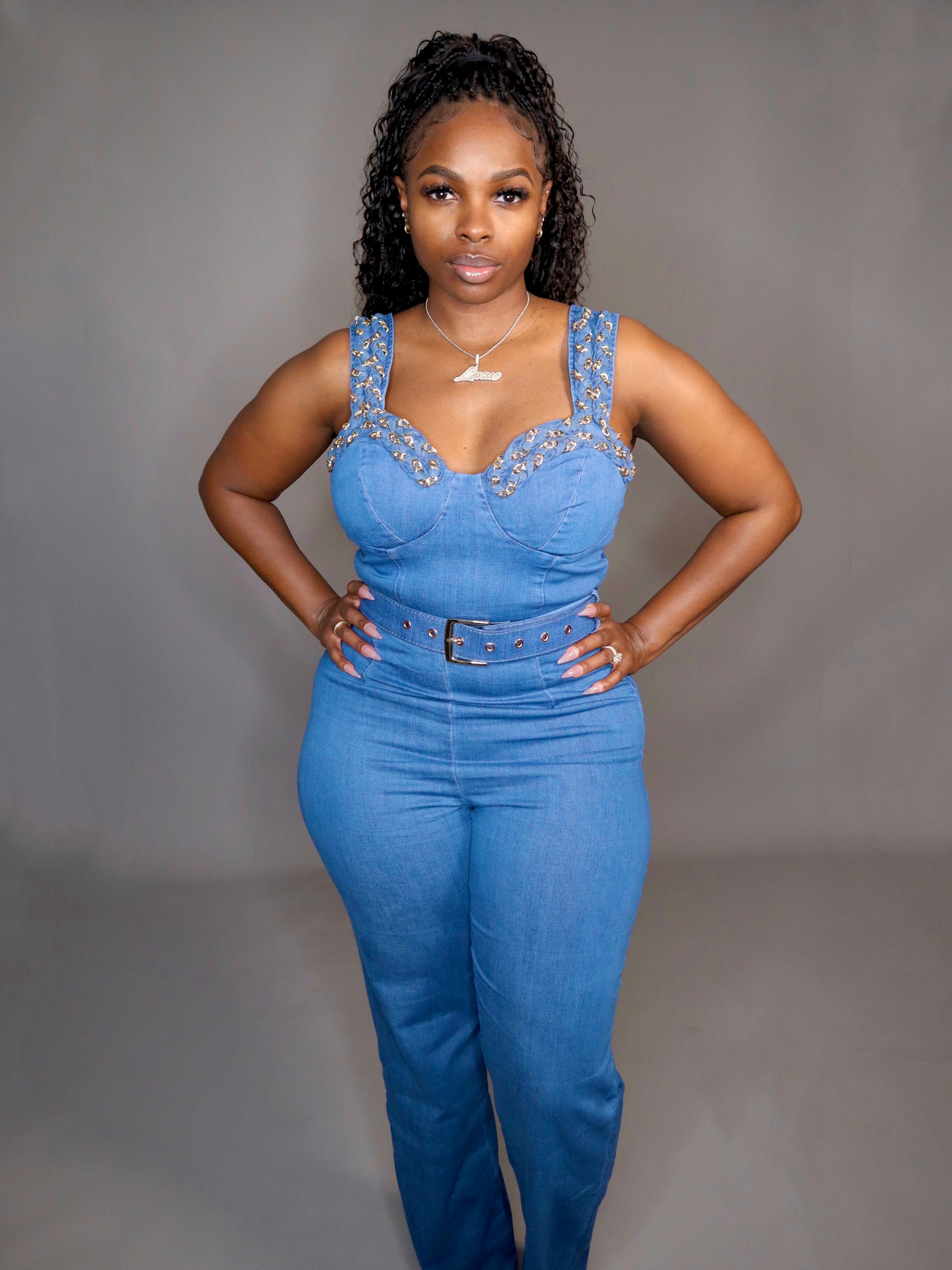 Diva Denim Chain Set