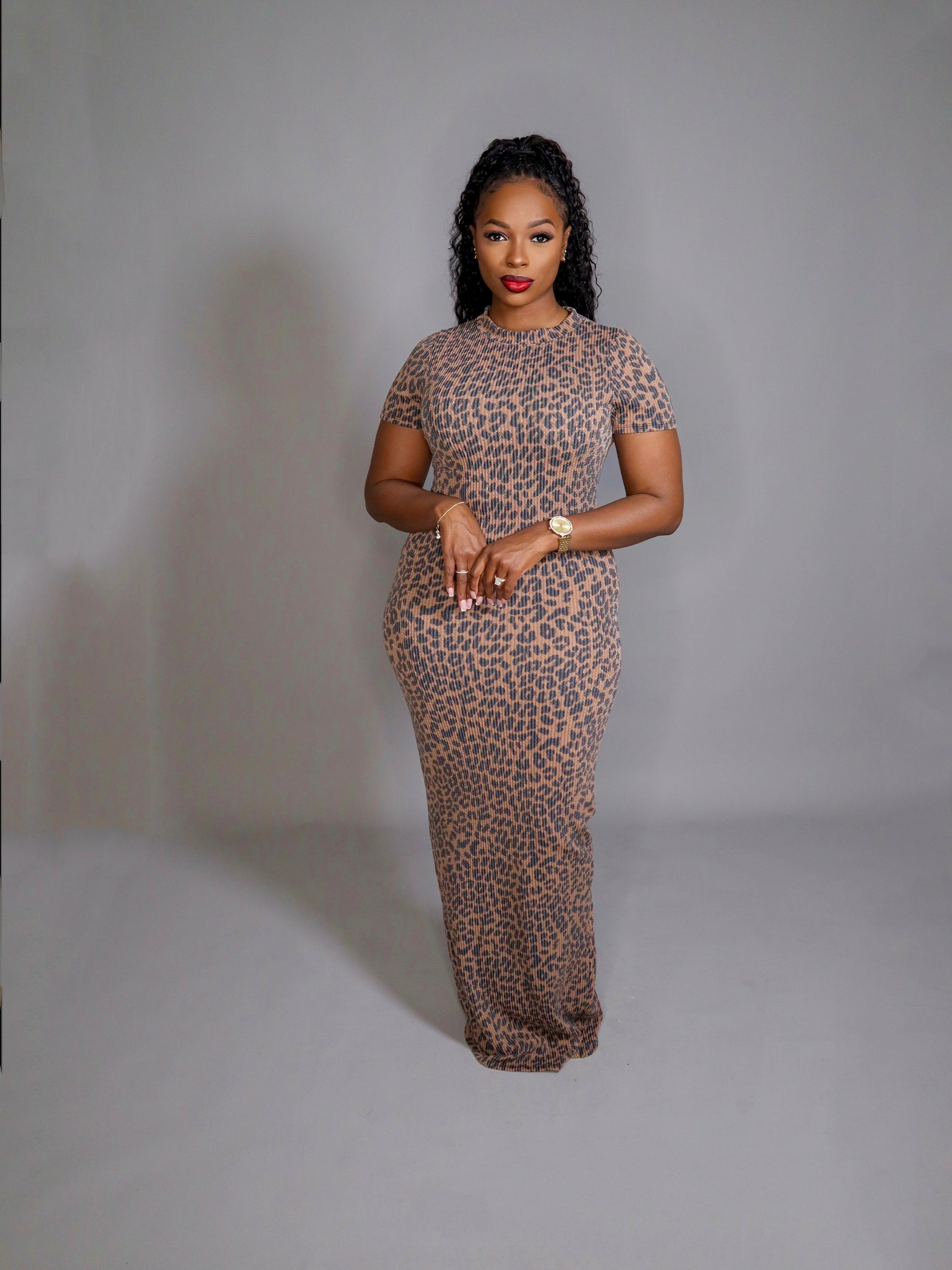 Leopard Maxi Dress