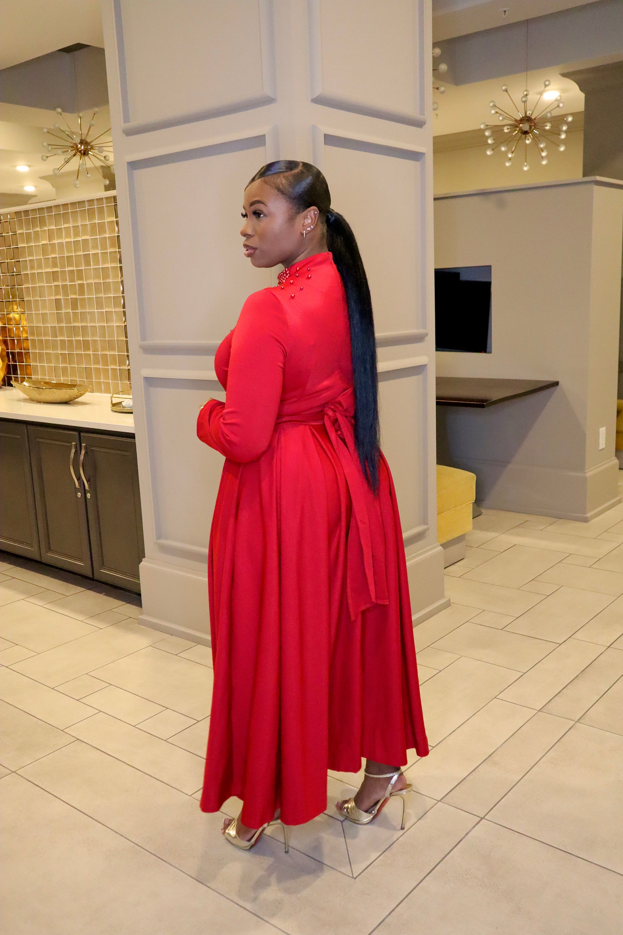 Christmas Carol Pearls Dress