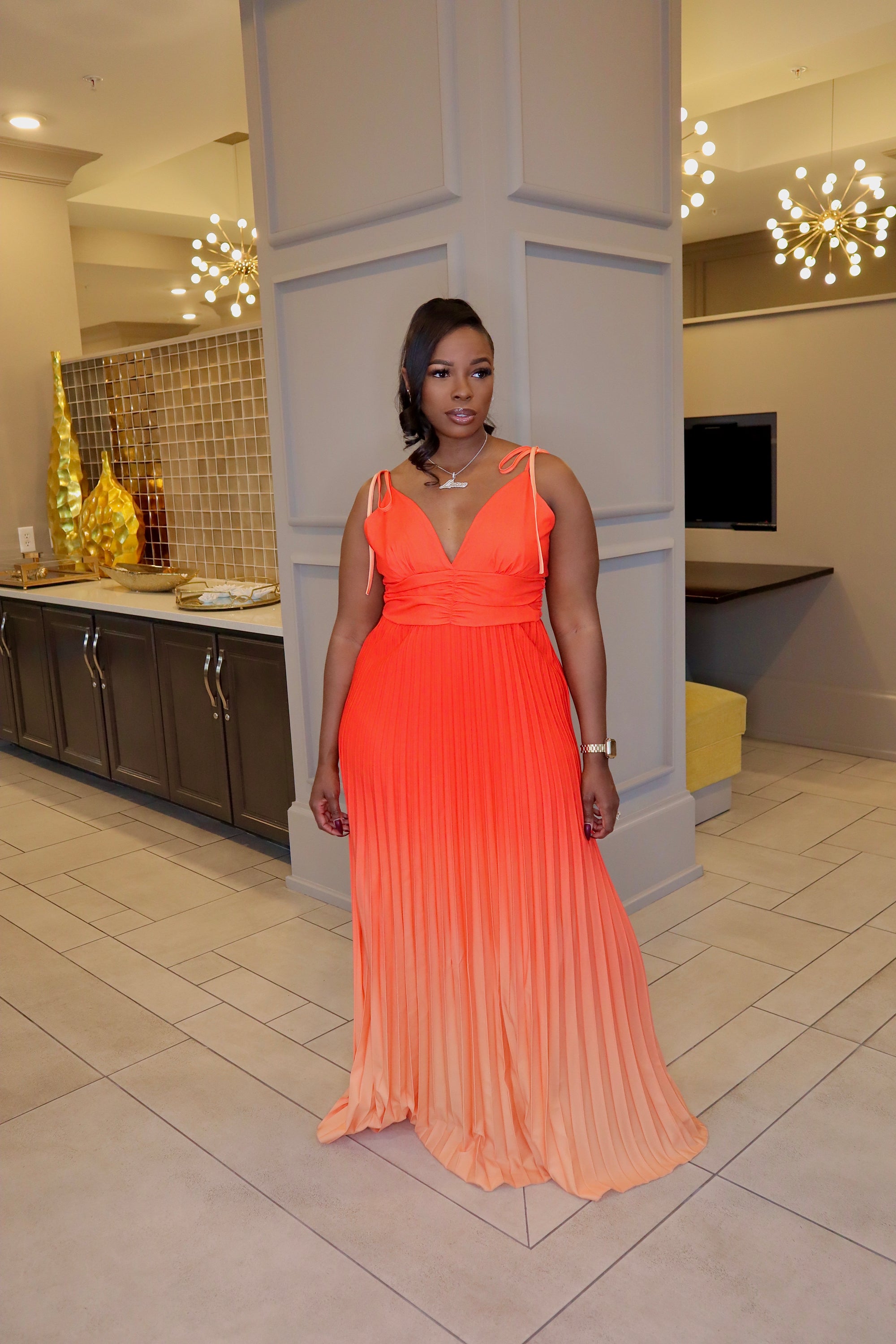 Peach Bellini Sundress