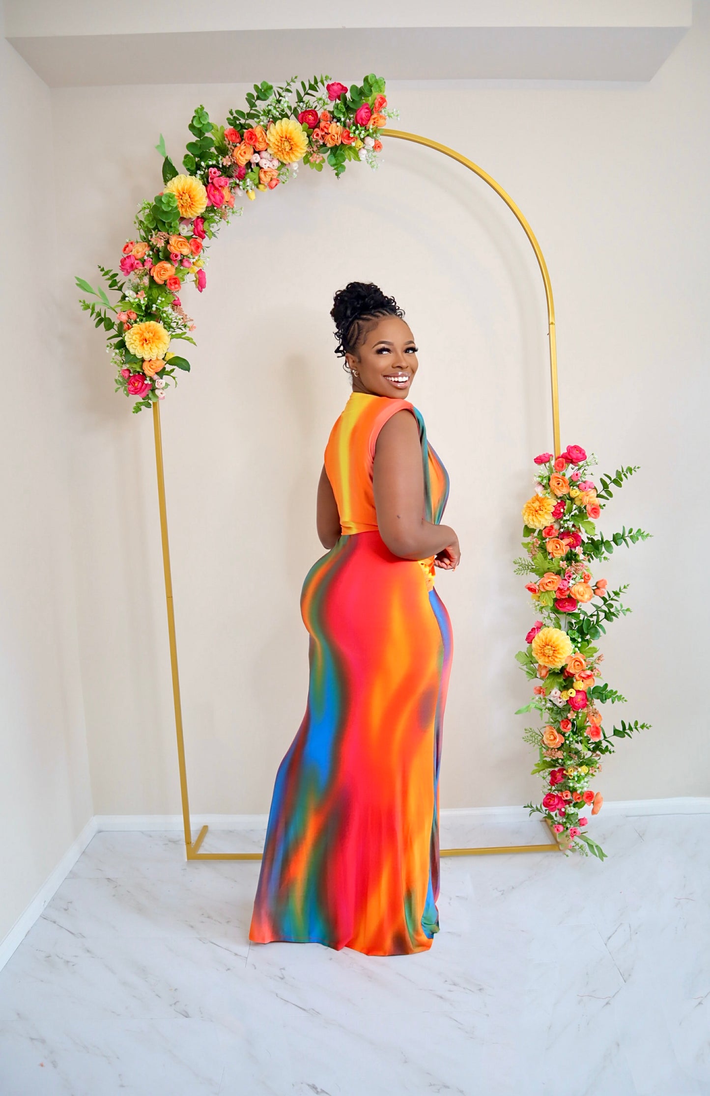 Regal Watercolor Maxi - Orange