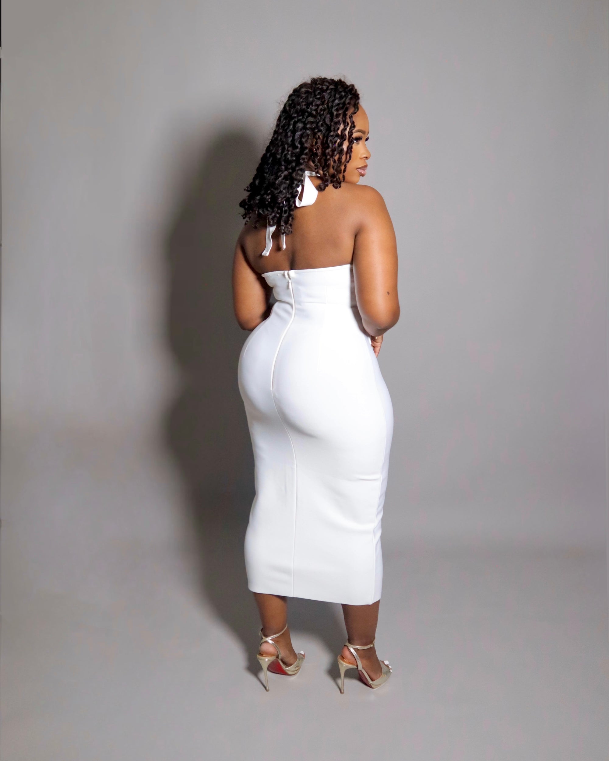 Blanco Bandage Dress