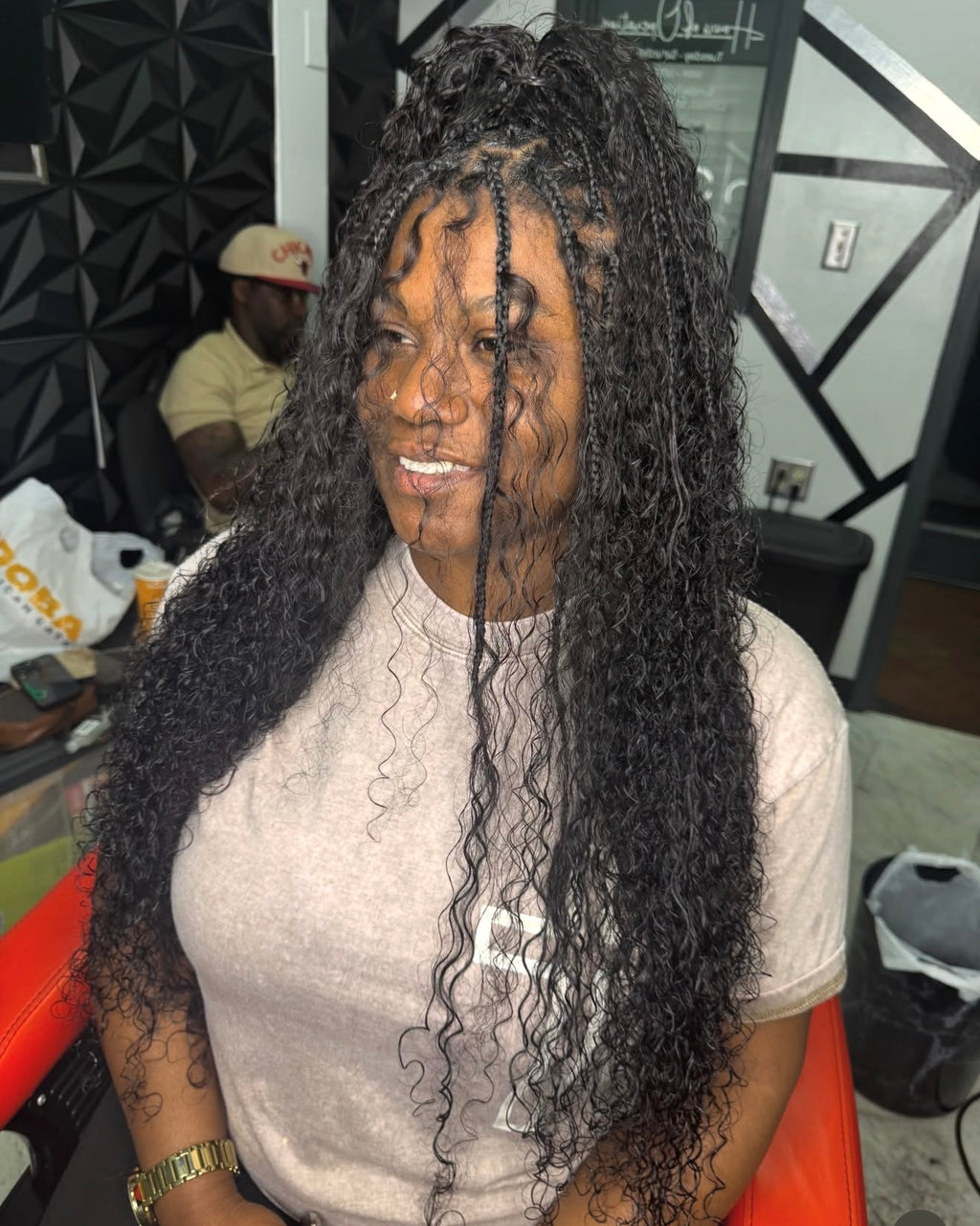 Burmese Curly Bulk Braiding Hair