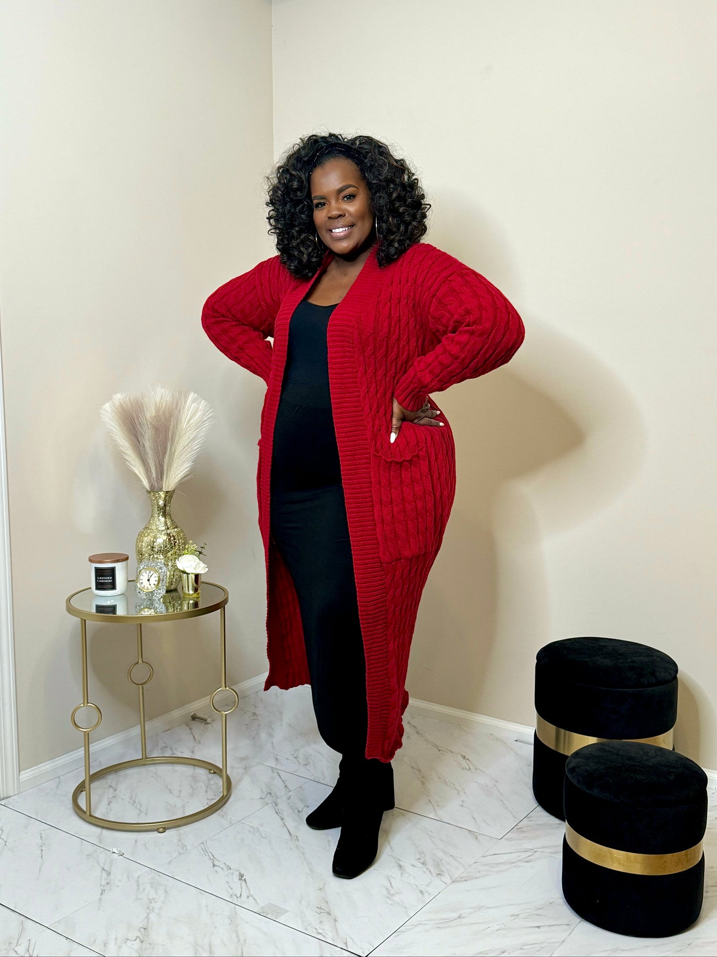 Curvy Candice Knit Cardigan