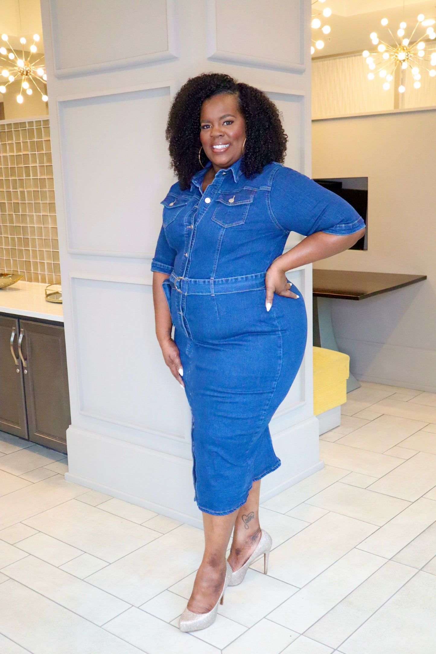 Blue Belle Denim Dress