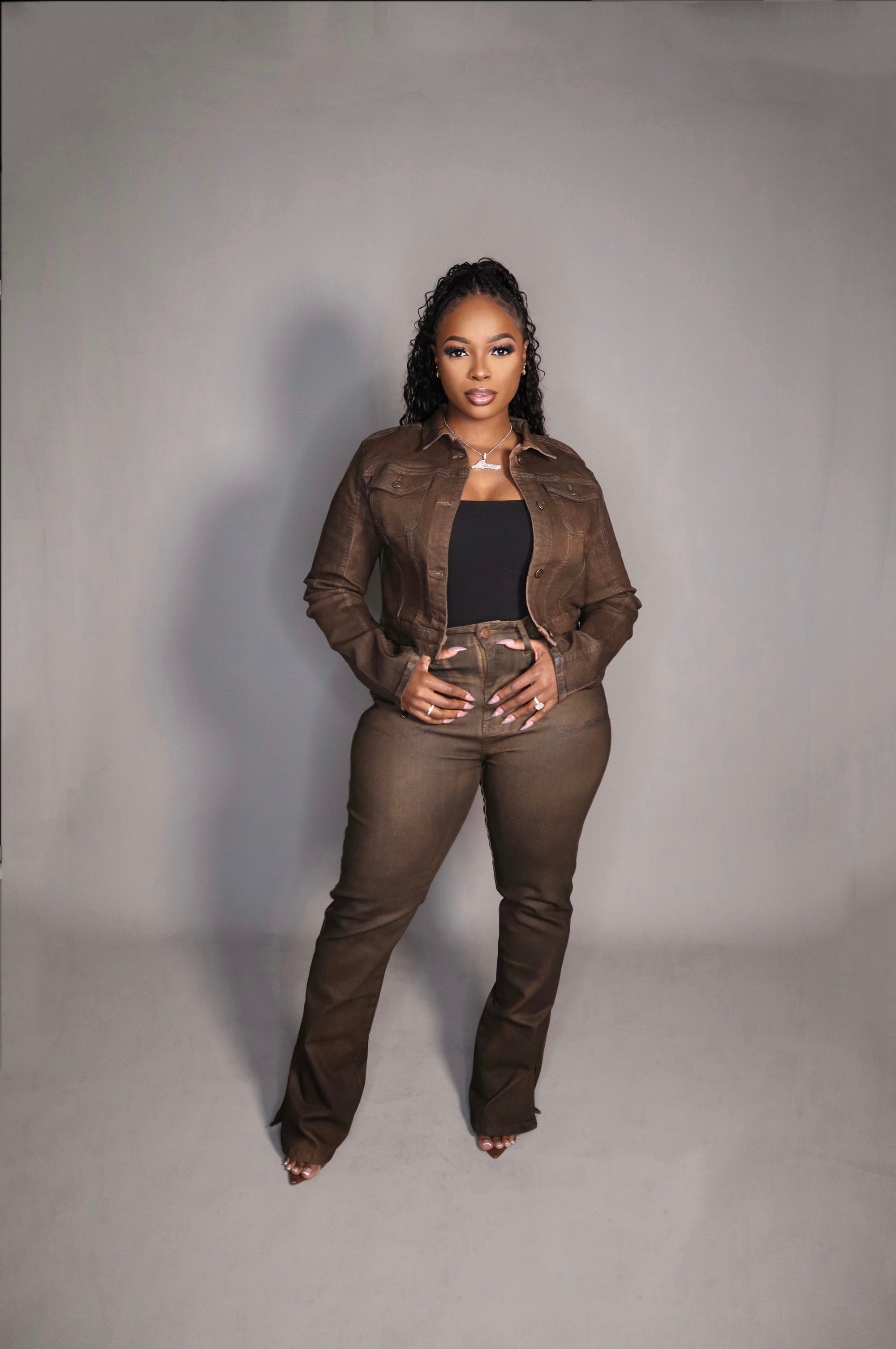Copper Cutie Denim Set