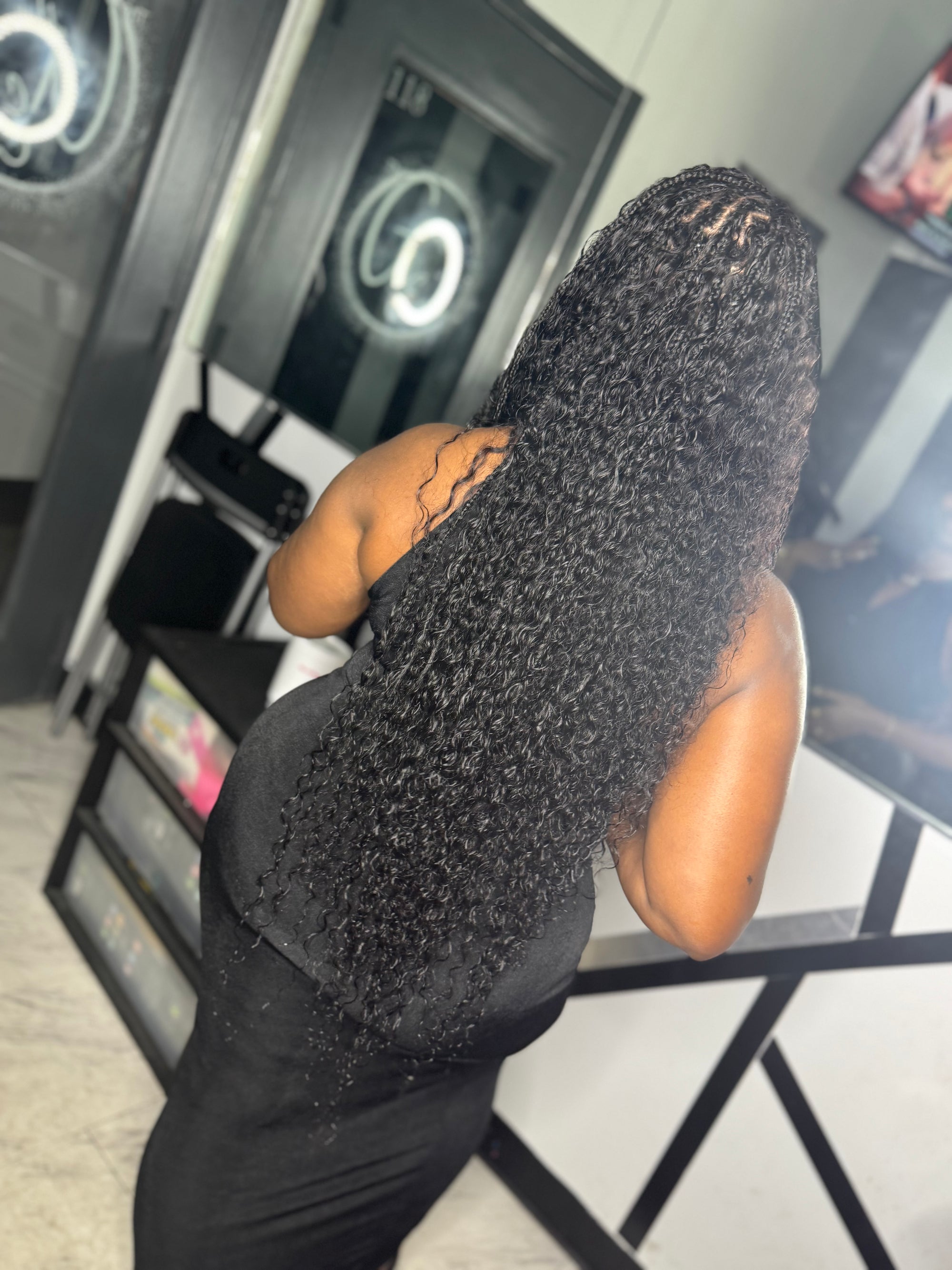 Burmese Curly Bulk Braiding Hair