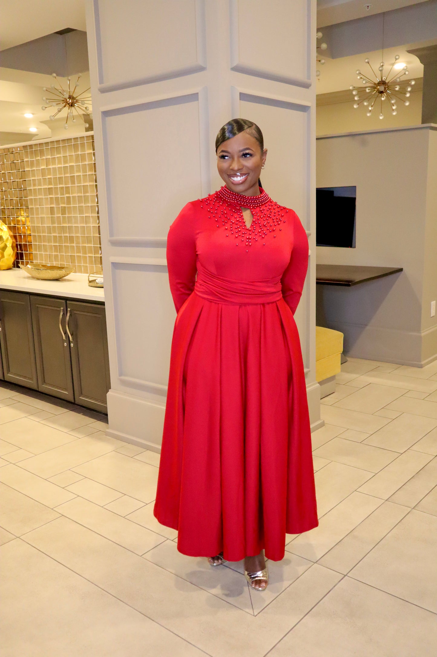 Christmas Carol Pearls Dress