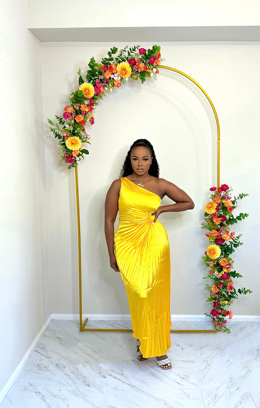 Sunshine Pleated Dress