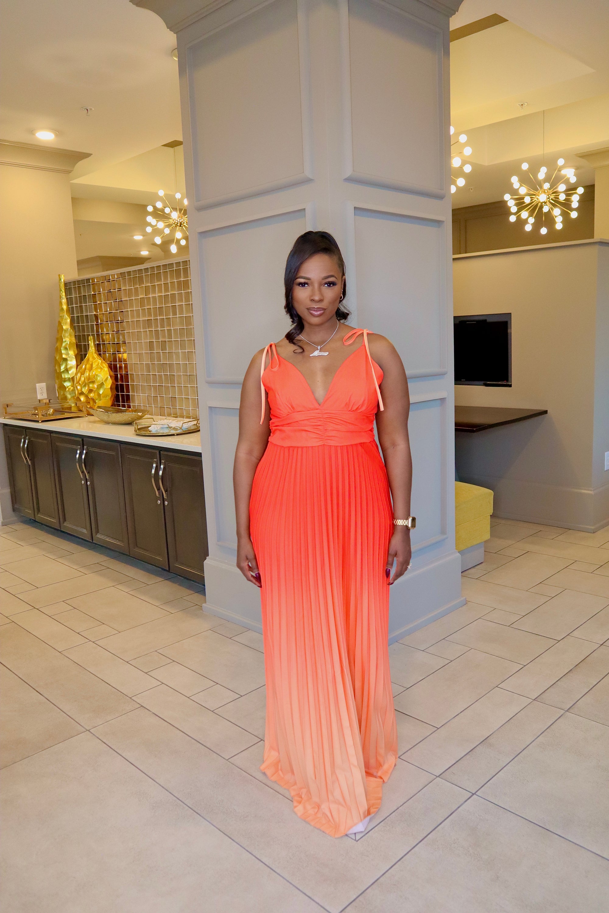 Peach Bellini Sundress