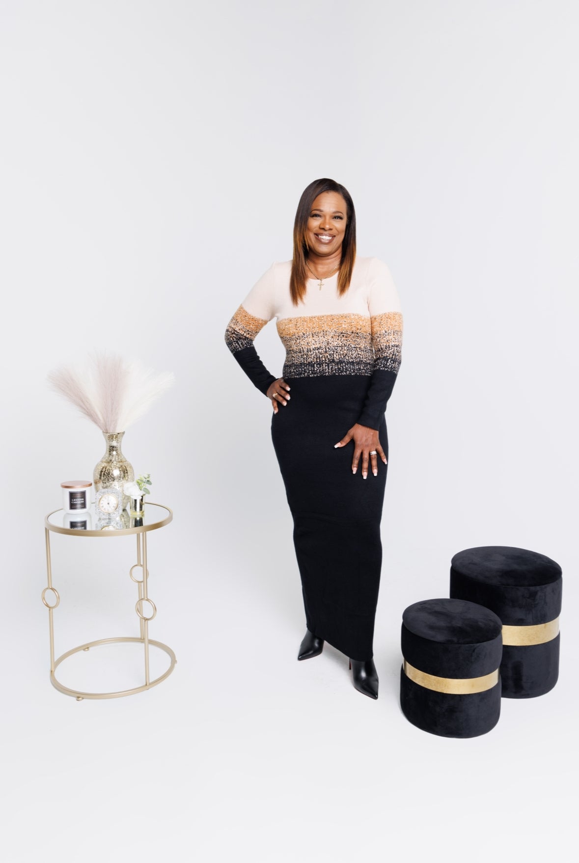 Living Golden Sweater Dress