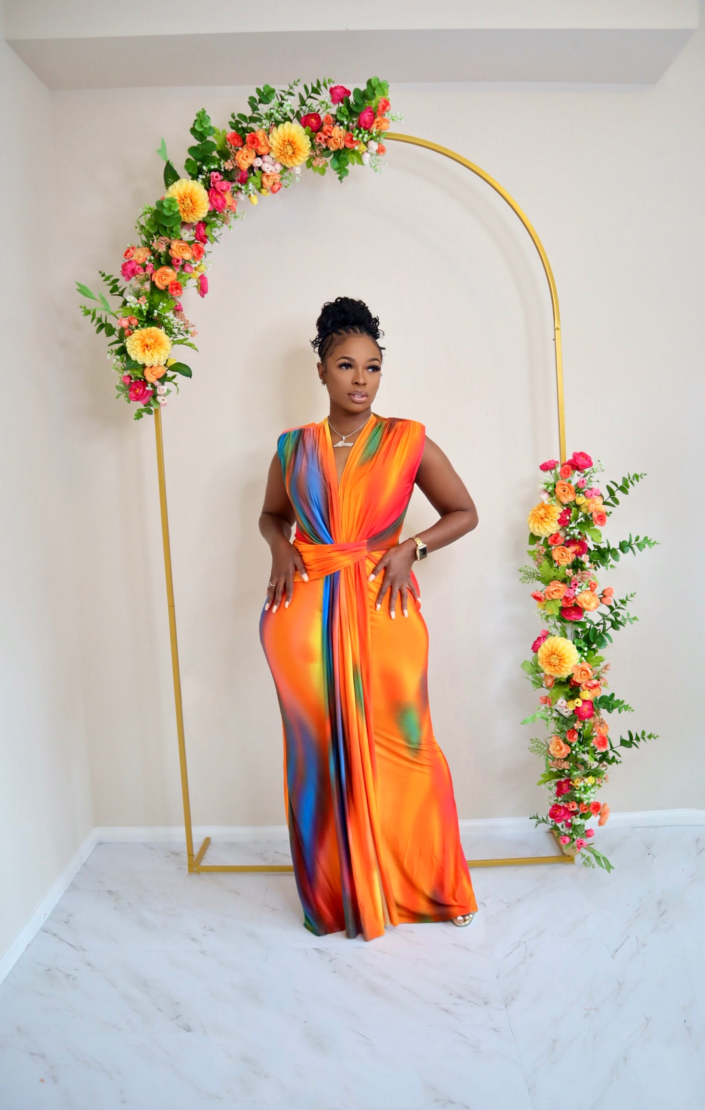 Regal Watercolor Maxi - Orange