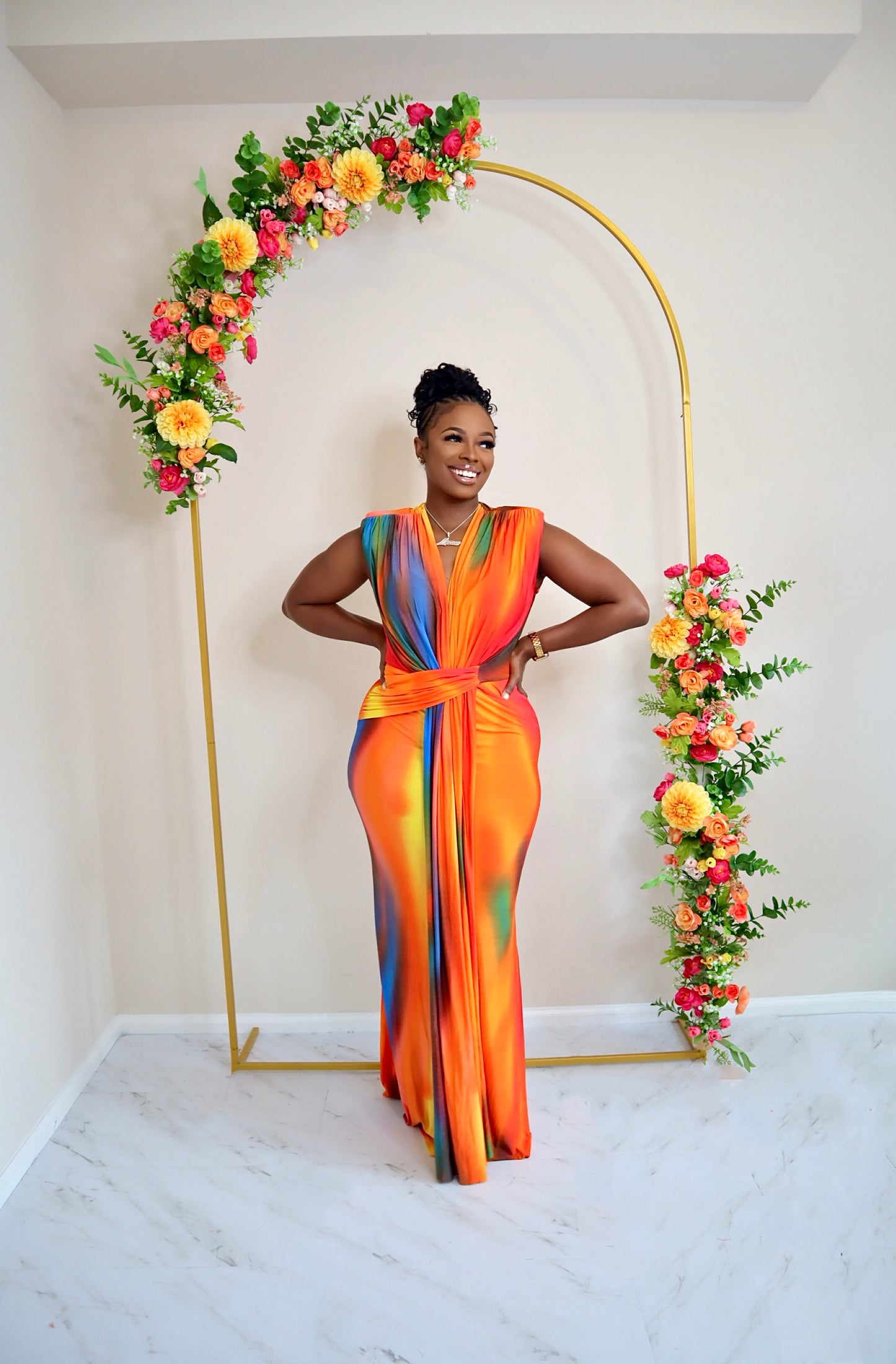 Regal Watercolor Maxi - Orange