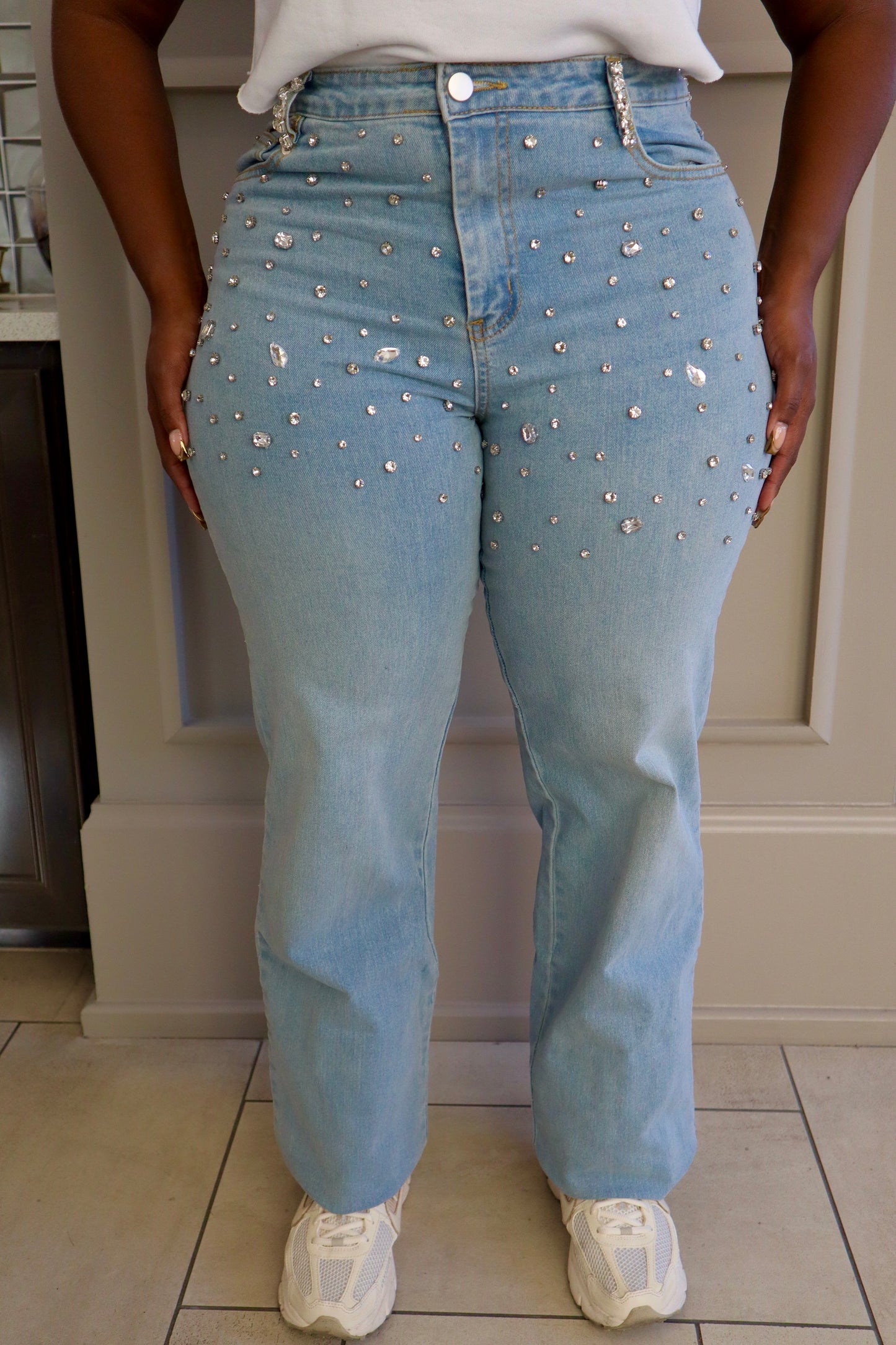 Dancing Diamonds Denim Pants