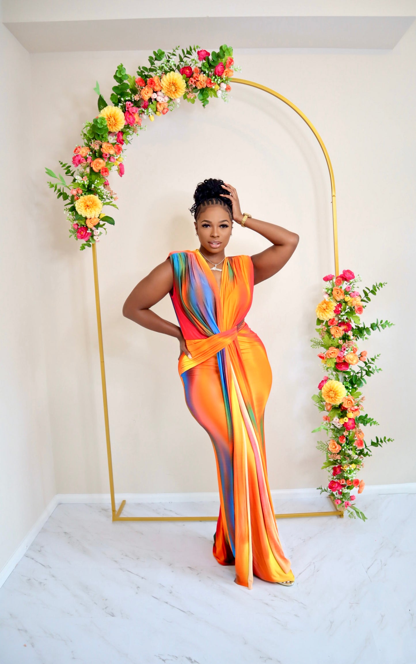 Regal Watercolor Maxi - Orange