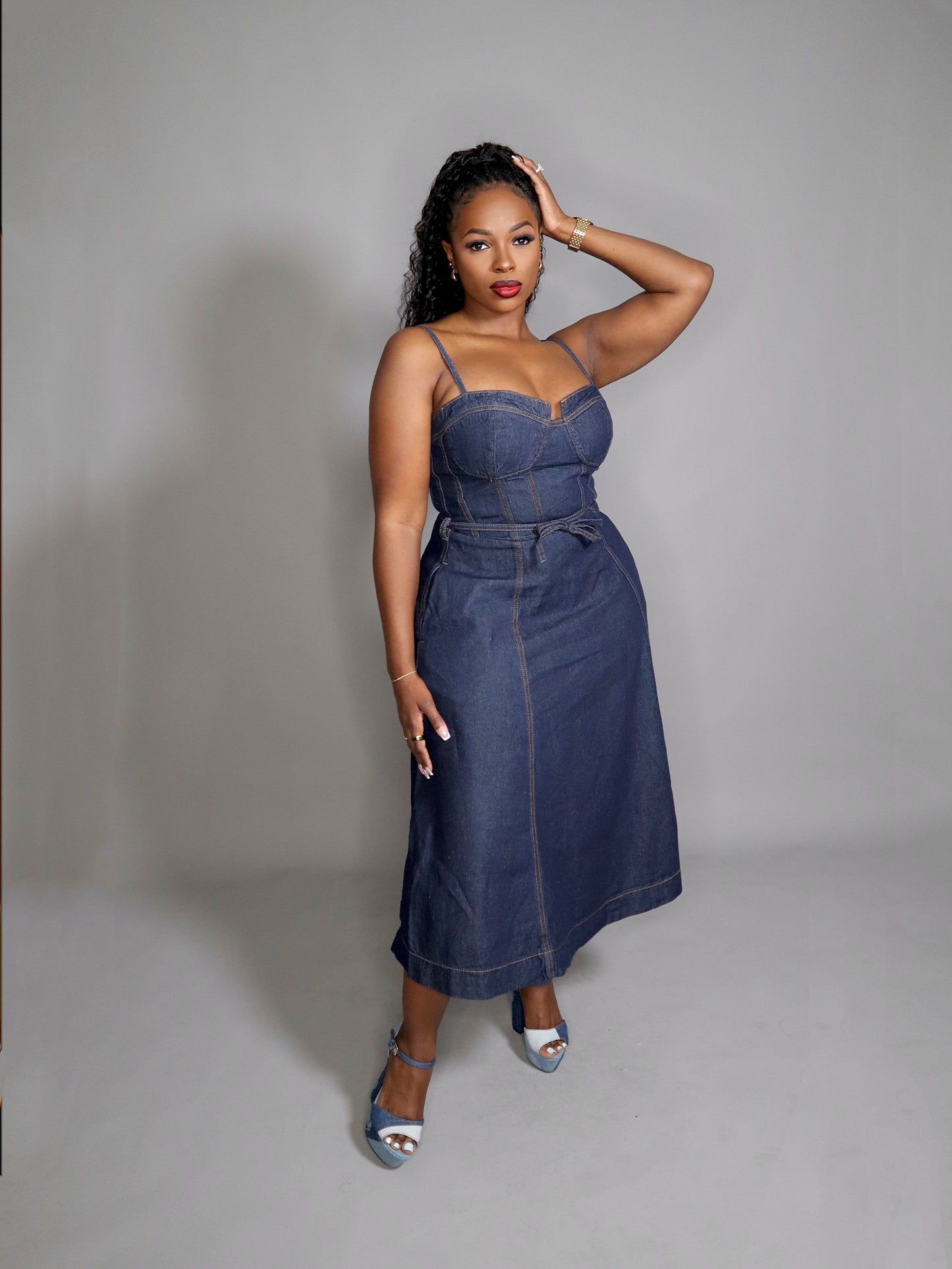 Girl Next Door Denim Dress