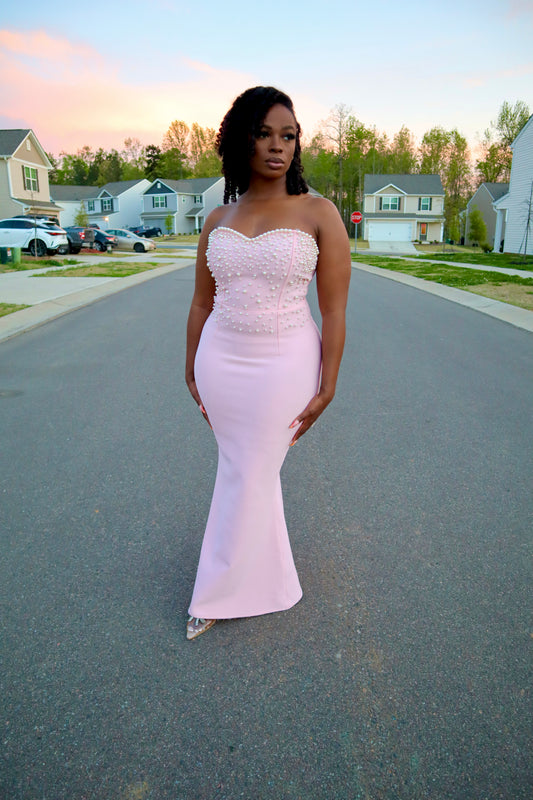 Princess Pink Pearl Dress