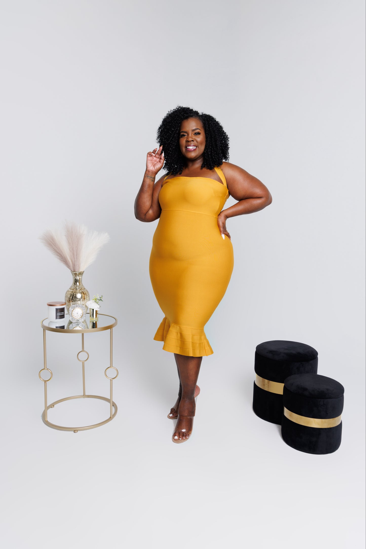 Ray of Sunshine Bandage Dress